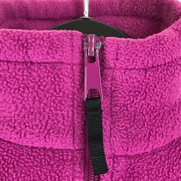 Columbia Full Zip Fleece Jacket Women's Size Medium Pockets Logo Mock Neck - Picture 5 of 14